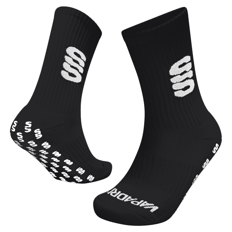 Students Quarter Gripper Sock : Black