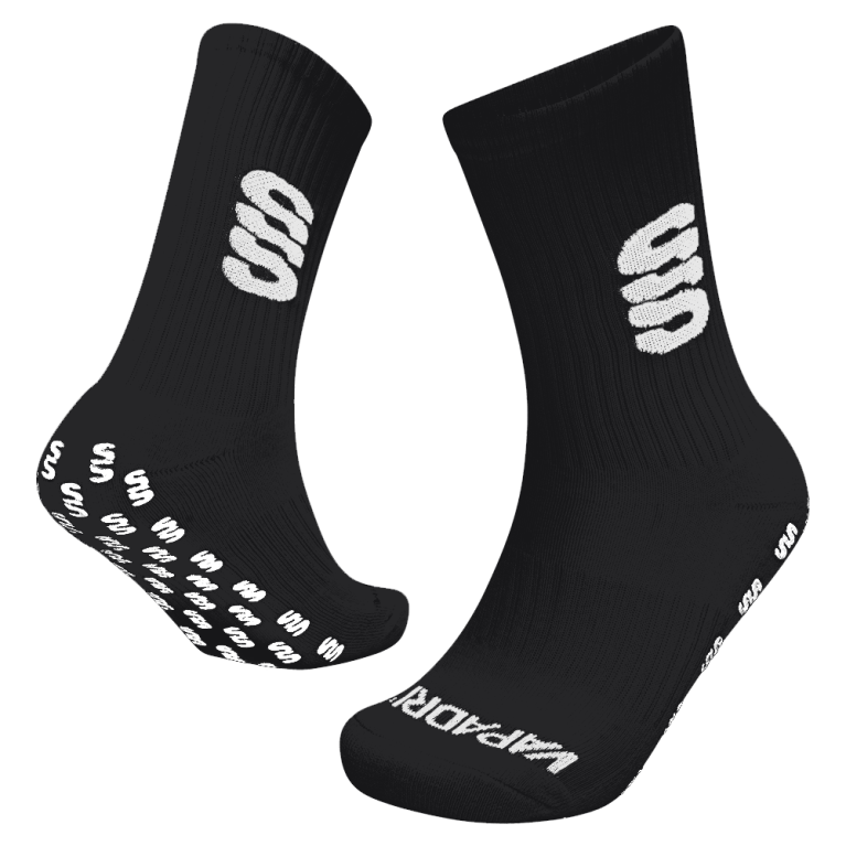 Students Quarter Gripper Sock : Black